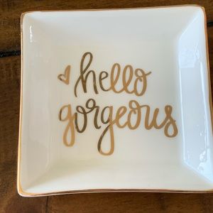 Sweet Water Decor Hello Gorgeous Jewelry Dish
